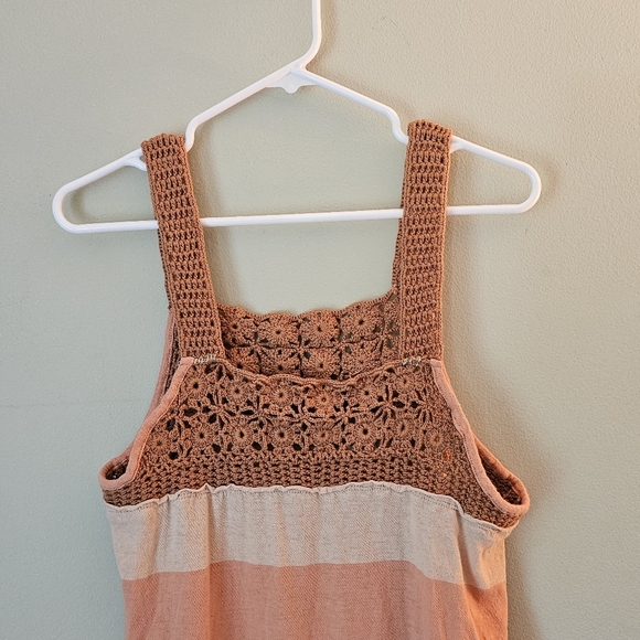 Free People We the Free Sayulita Combo Striped Boho Crochet Cottagecore … - Picture 14 of 15